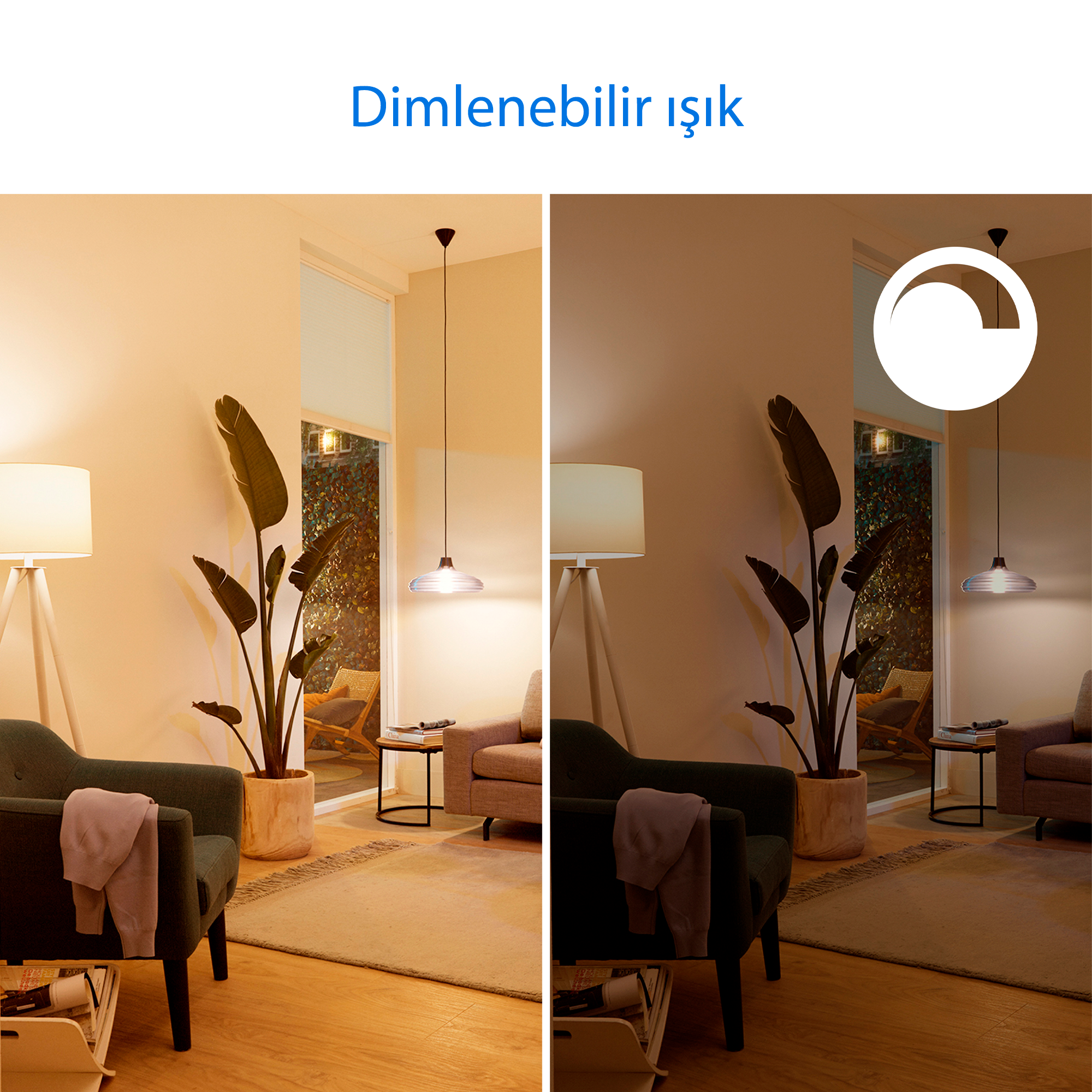 Philips Smart Lighting LED Spot Ampul GU10 Cam 50W Eşdeğer RGB - Google Home, Alexa, HomeKit ve Matter uyumlu