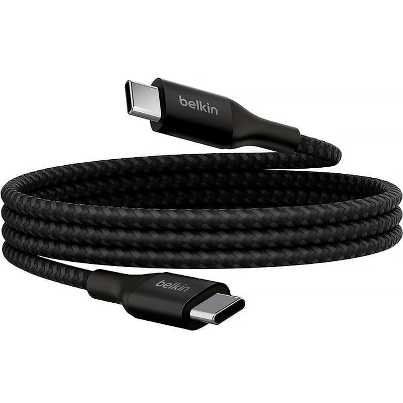 Belkin BoostCharge USB-C 240 W PD, USB-IF Sertifikalı, Hızlı Şarj Kablosu 1m, Siyah