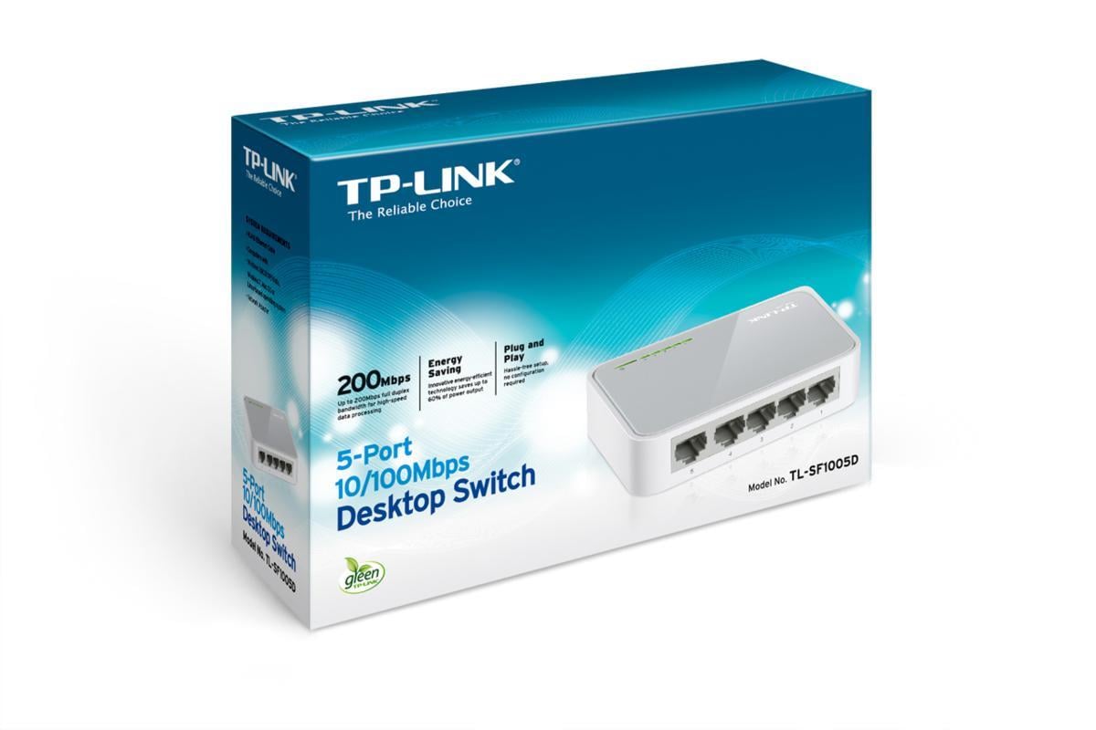 TP-LINK TL-SF1005D 5 PORT 10/100 MASAÜSTÜ SWITCH