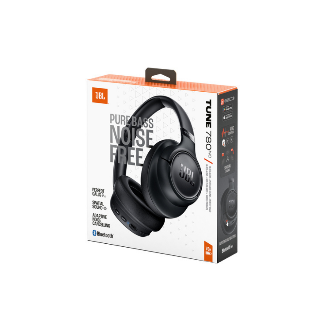 JBL Tune 780 BT NC Kablosuz Kulaküstü Kulaklık, Siyah
