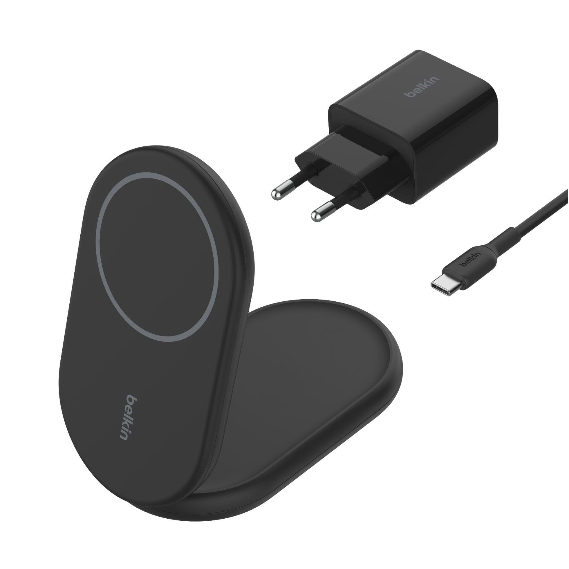 Belkin BoostCharge Qi2 15W Katlanabilir Kablosuz Şarj Cihazı WIB007VFBK