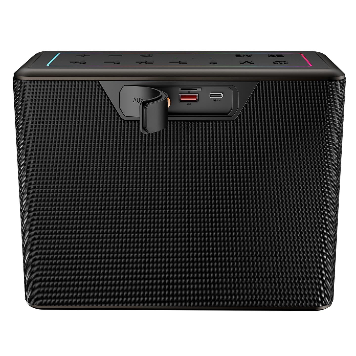 MICROLAB M60 Vega 15000mAh Batarya 10W*2 + 40W*2 100W 2 Wireless Mikrofonlu Siyah Gri Usb + Tf Kart