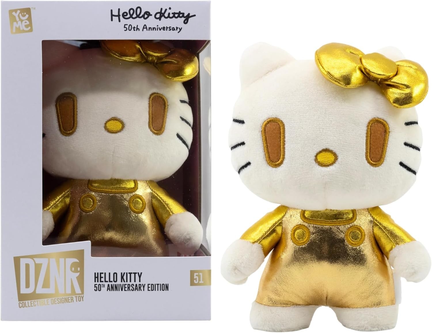 Yume Hello Kitty Dznr Plush - Golden Edition Hello Kitty 