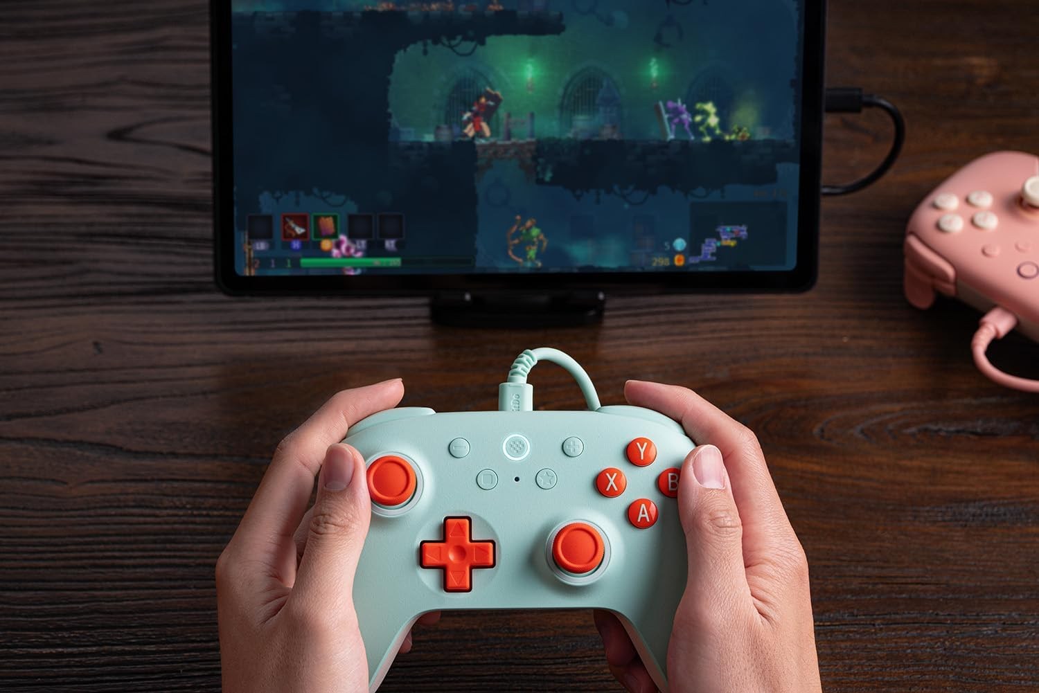 8BitDo Ultimate 2C Kablolu Oyun Kolu - Nane Yeşili