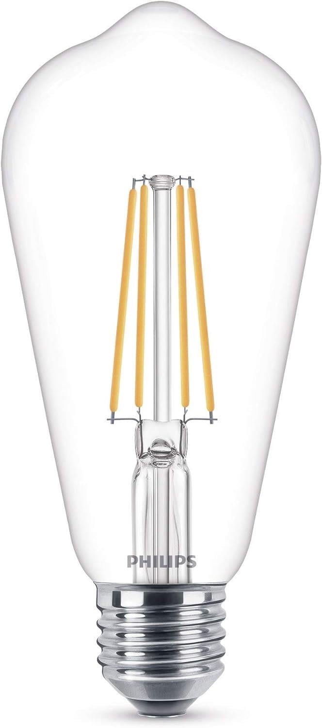 Philips LED Classic 60W ST64 Filament Ampul, 2700 Sarı Işık E27