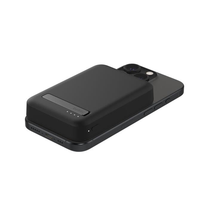 Belkin BoostCharge Pro MagSafe Qi2 15w 8000 mAh Powerbank Stand, Siyah