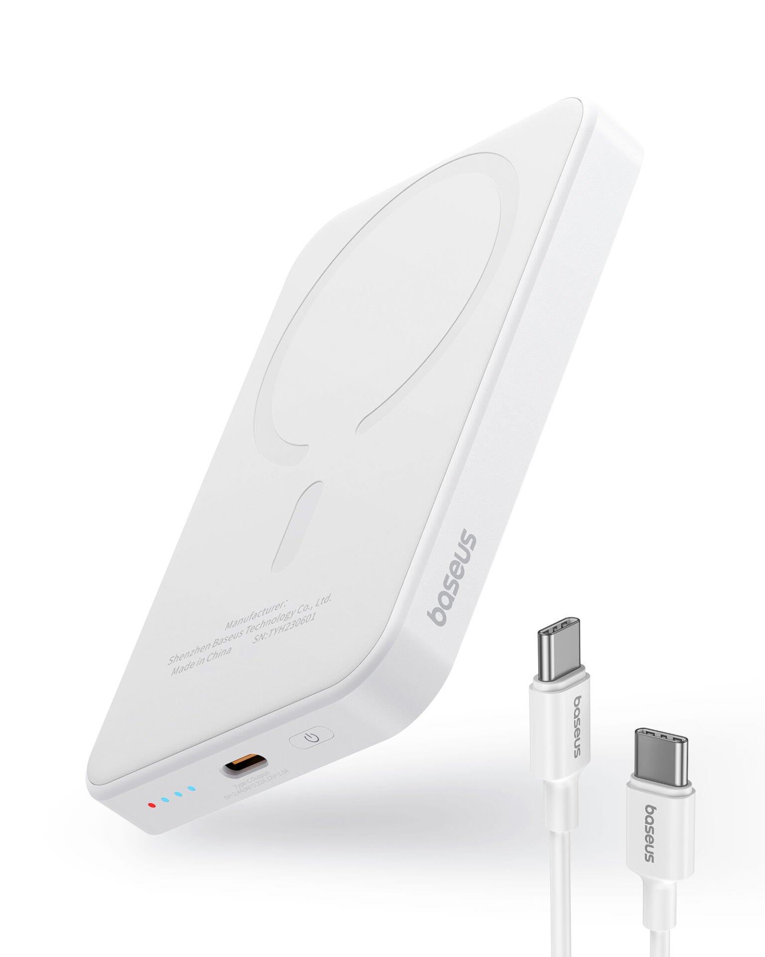 Baseus Magsafe Mini Wireless Powerbank 5.000 mAh 20W - Beyaz
