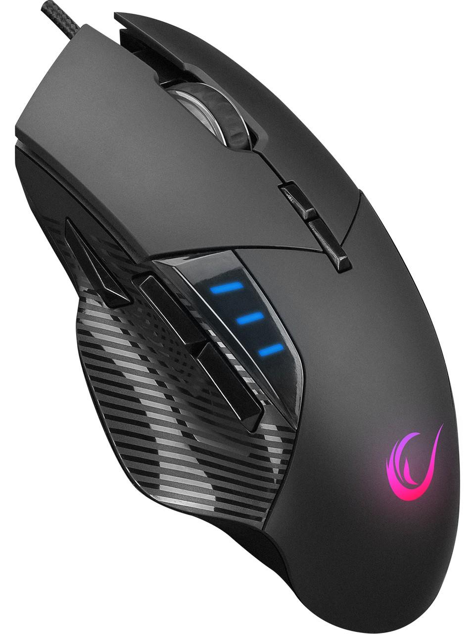 Rampage SMX-R83 X-FORCE Usb Siyah 10000 dpi RGB Aydınlatmalı Gaming Oyuncu Mouse