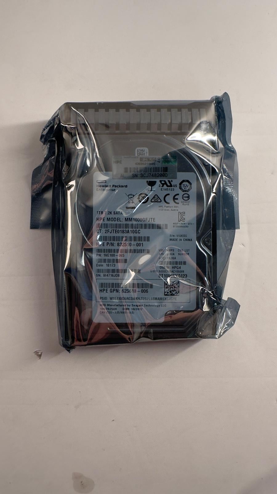 OUTLET HPE 655710-B21 1TB 7200 RPM SATA 6.0Gb/s 2.5