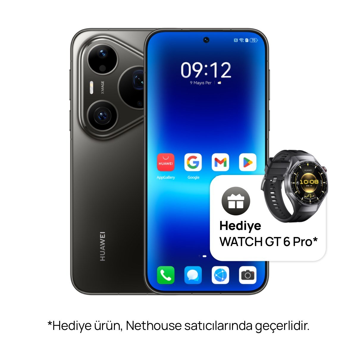 Huawei Pura 90s Pro Max Akıllı Telefon 12 GB+512 GB, Siyah