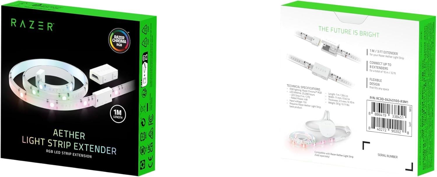 RAZER,AETHER RGB LED UZATMA,1M RC30-04240100-R3M1