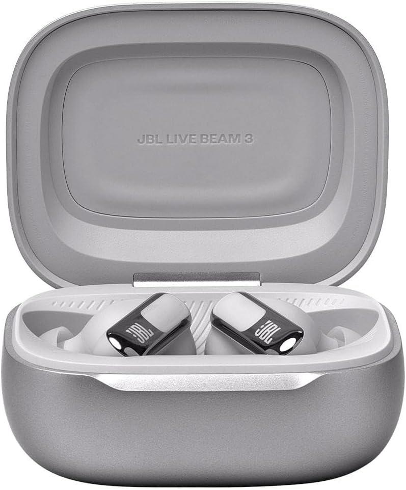 JBL Live Beam 3, Kablosuz Kulakiçi Kulaklık, Silver