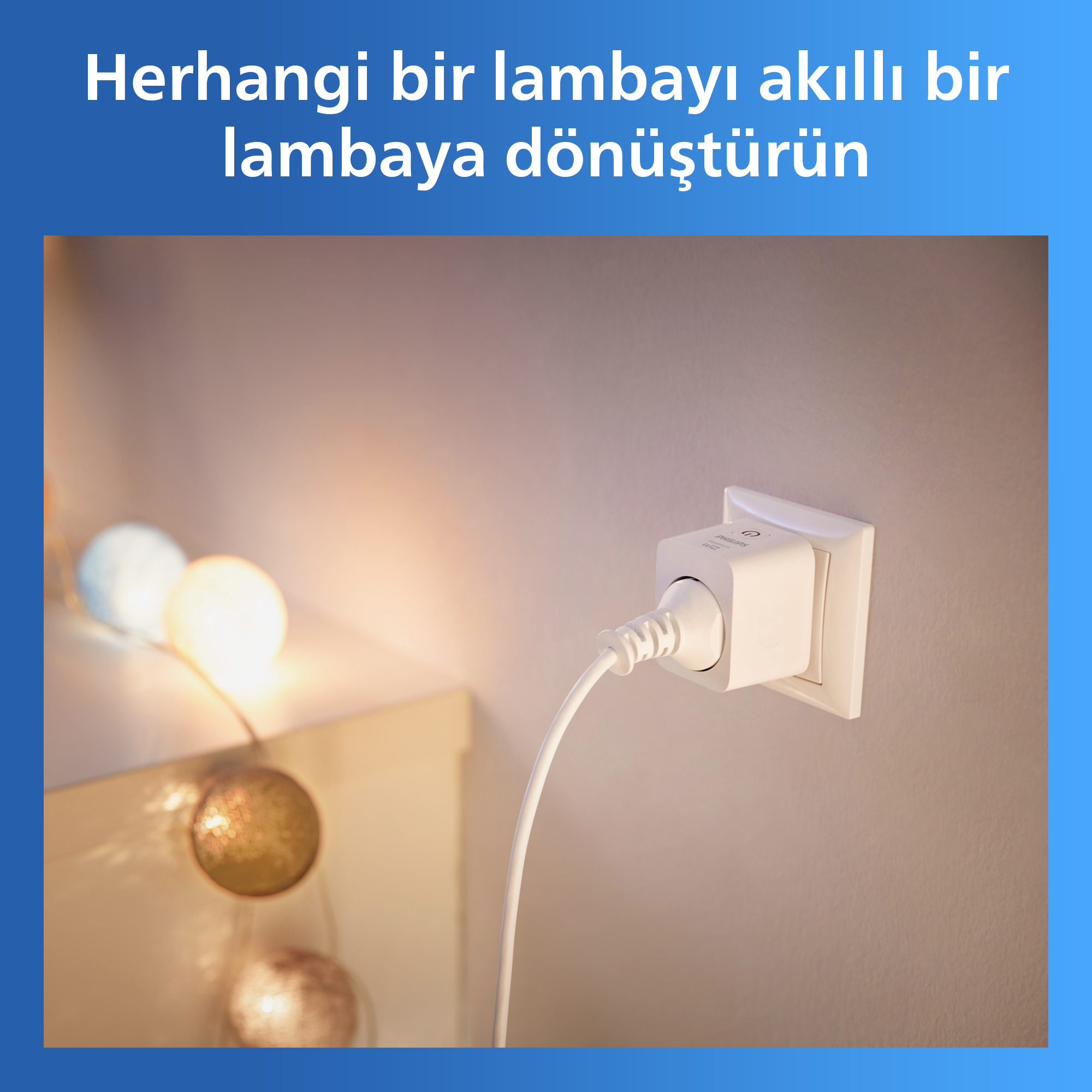 Philips Smart Lighting Akıllı Priz Matter (Type-F) - Google Home, Alexa, HomeKit ve Matter uyumlu