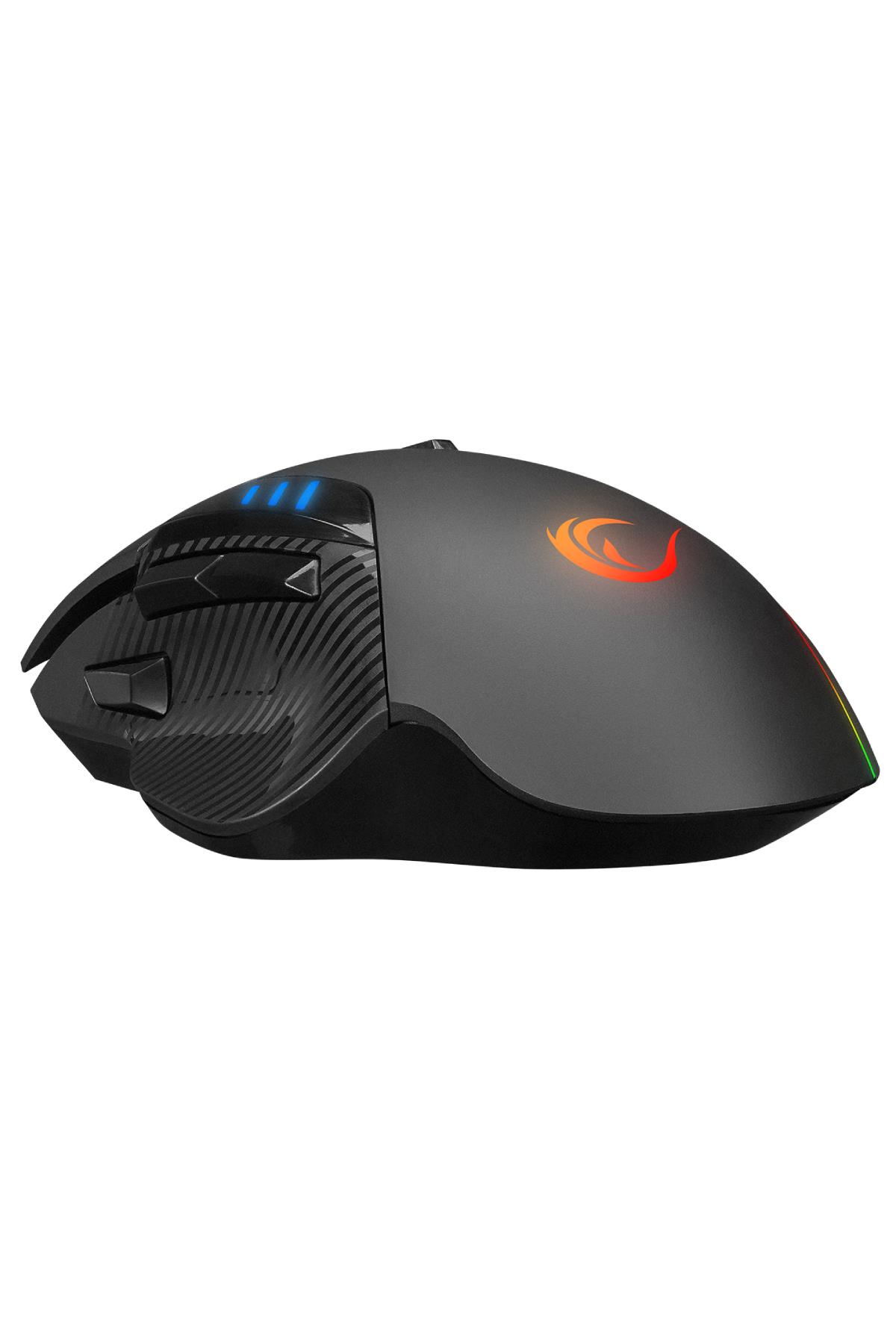 Rampage SMX-R83 X-FORCE Usb Siyah 10000 dpi RGB Aydınlatmalı Gaming Oyuncu Mouse