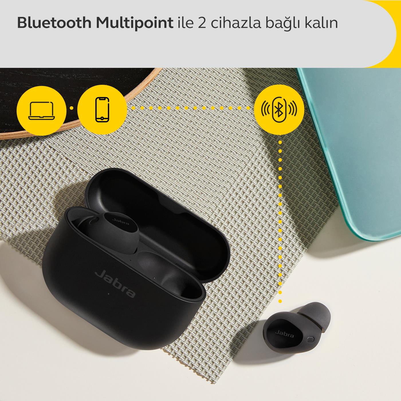 Jabra Elite 10 Comfortfit Bluetooth Kulaklık - Titanium Siyah