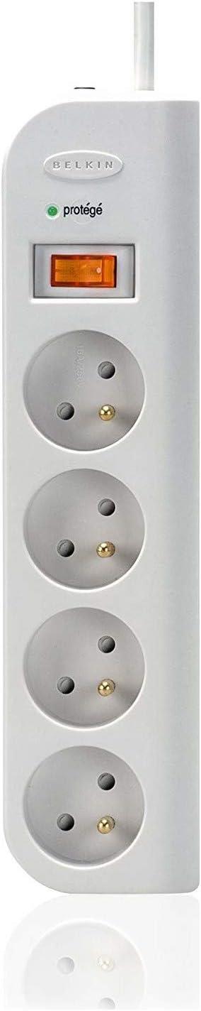 Belkin F9E400fr1M 1 Metre 4lü Akım Korumalı Uzatma Priz - Beyaz