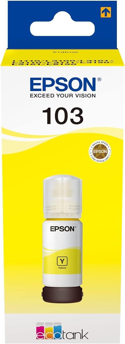 Epson 103 EcoTank C13T00S44A 65ml Mürekkep - Sarı 