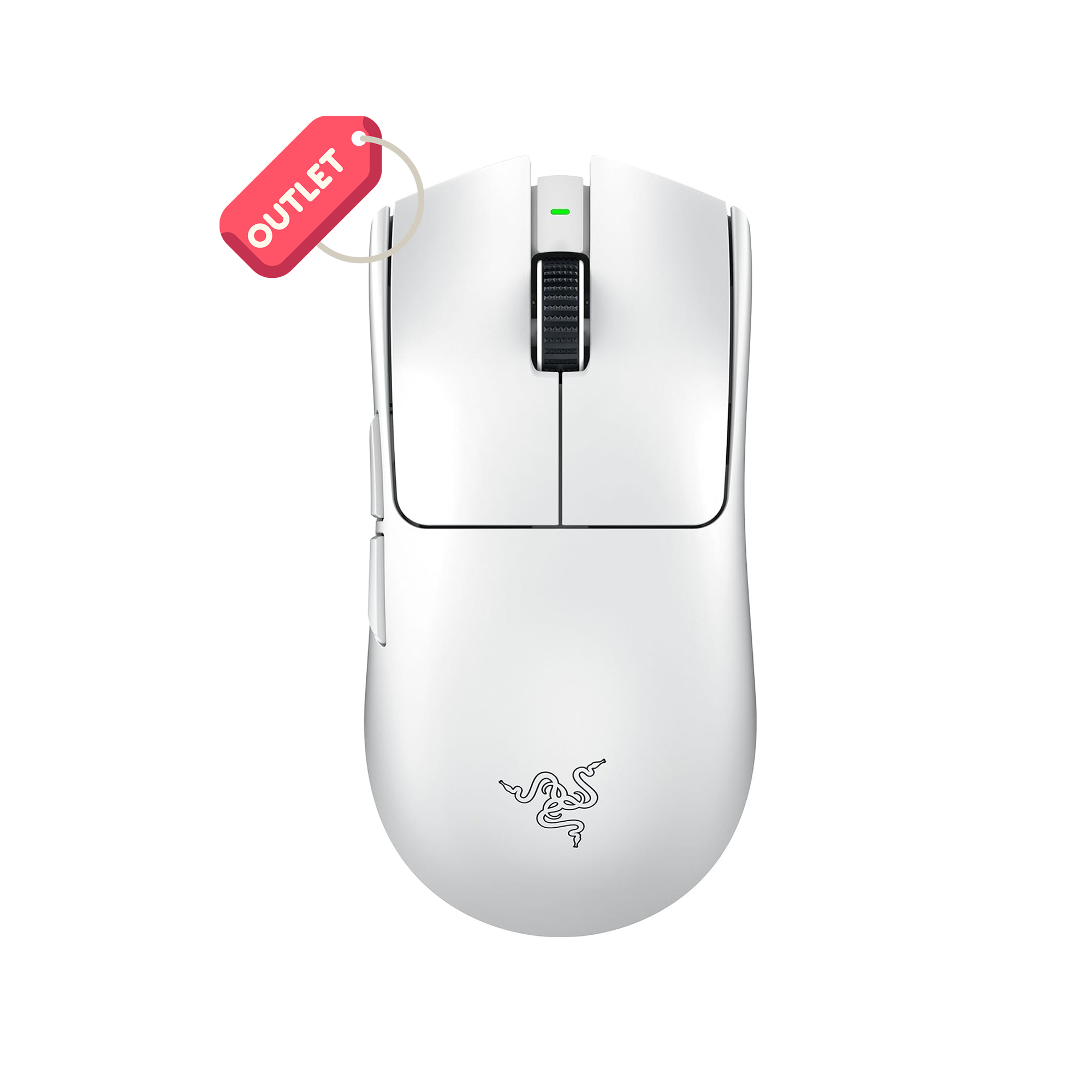 OUTLET Razer Viper V3 Pro - Ultralight Kablosuz Espor Oyun Mouse'u (8K Hz HyperPolling, 55g hafif tasarım, Focus Pro Sensör 35K DPI, HyperSpeed Kablosuz, 95 saat pil ömrü) Beyaz