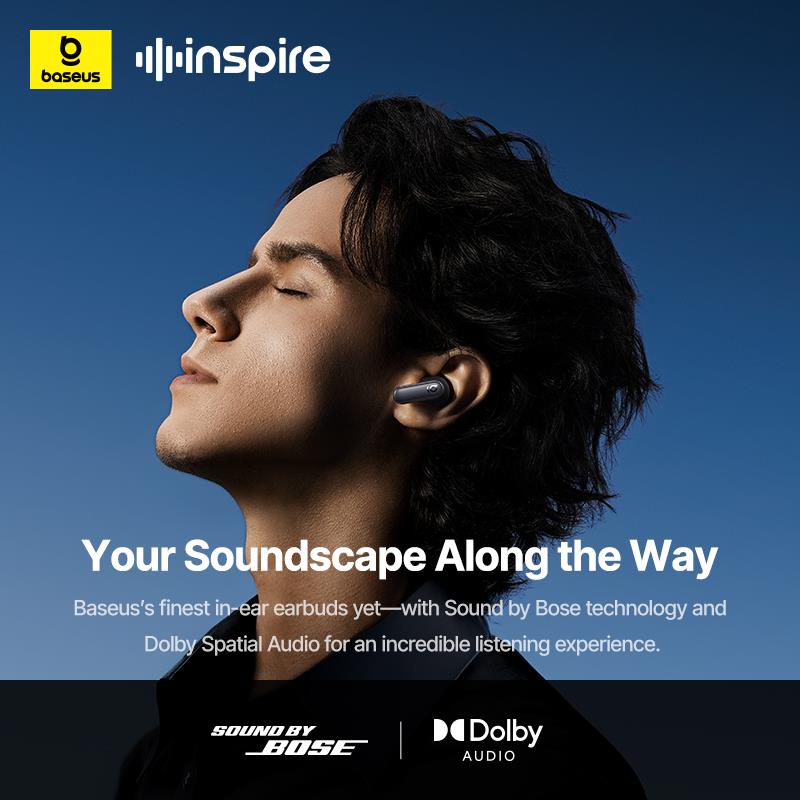 Baseus Inspire XP1 True Wireless Earphones Sounded By Bose - Siyah