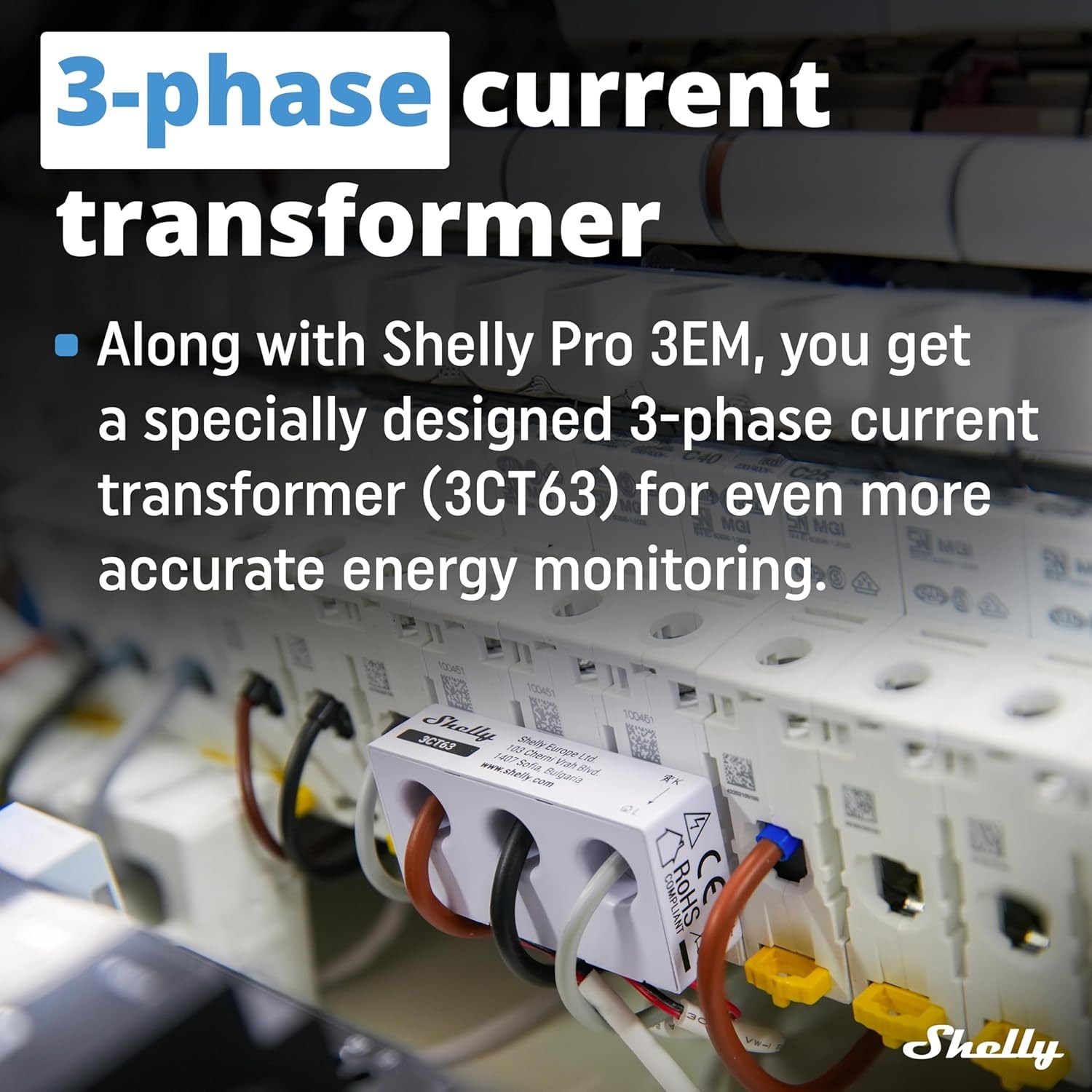 Shelly Pro 3EM-3CT63 Akıllı Röle