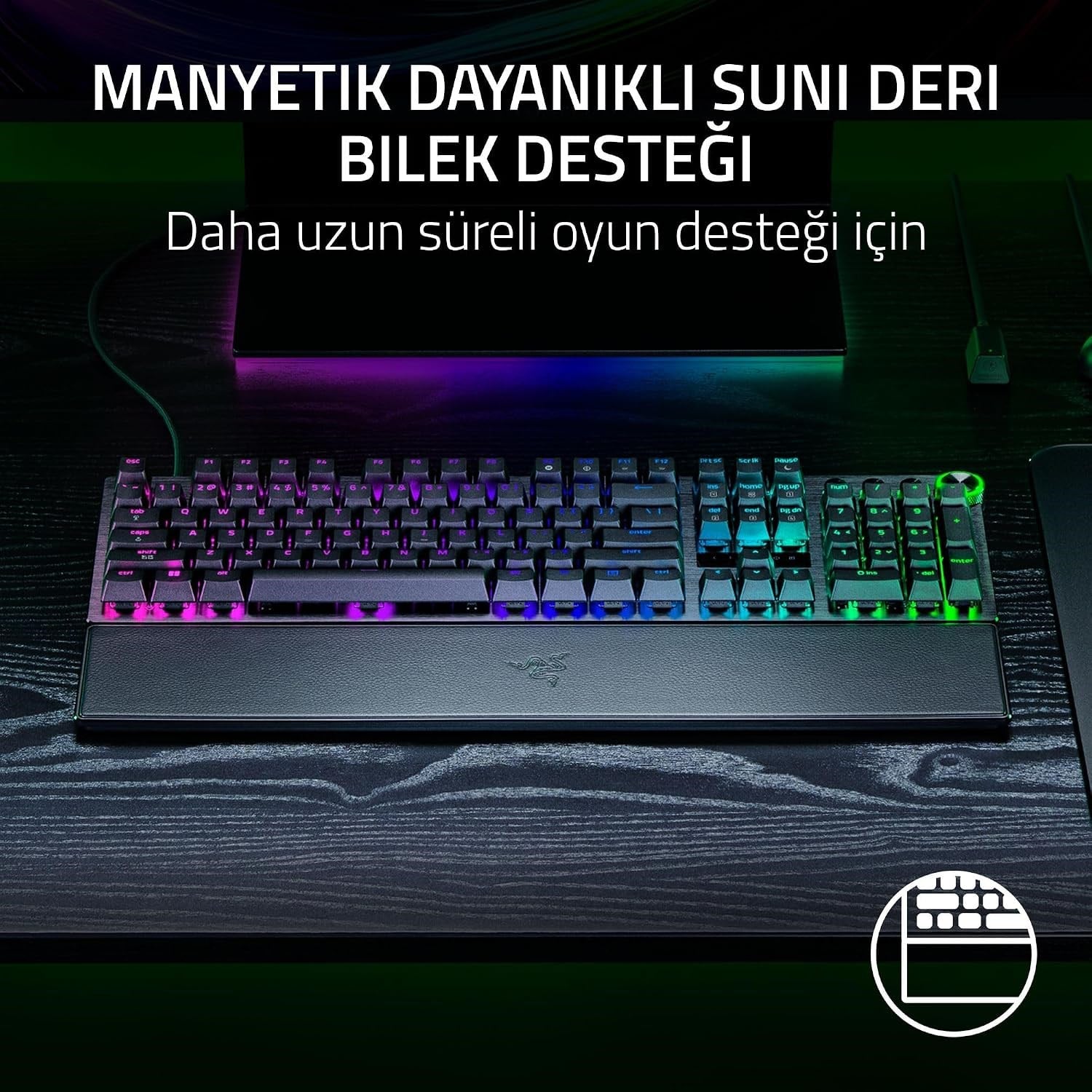 Razer Huntsman V3 Pro 8KHz Profesyonel Oyuncu Klavyesi – US RZ03-05530100-R3M1
