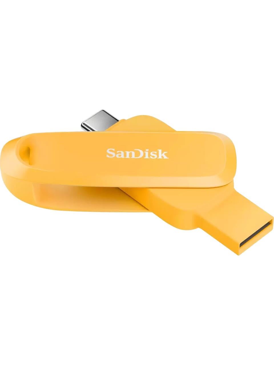 SanDisk Phone Drive 512GB Android Uyumlu USB 3.2 Gen 1 Flash Bellek Yellow Daffodil SDDDC6-512G-G46YD