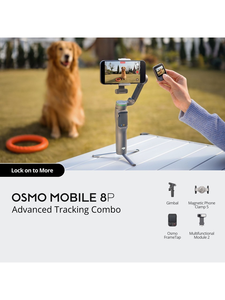 DJI Osmo Mobıle 8P Advanced Trackıng Combo 