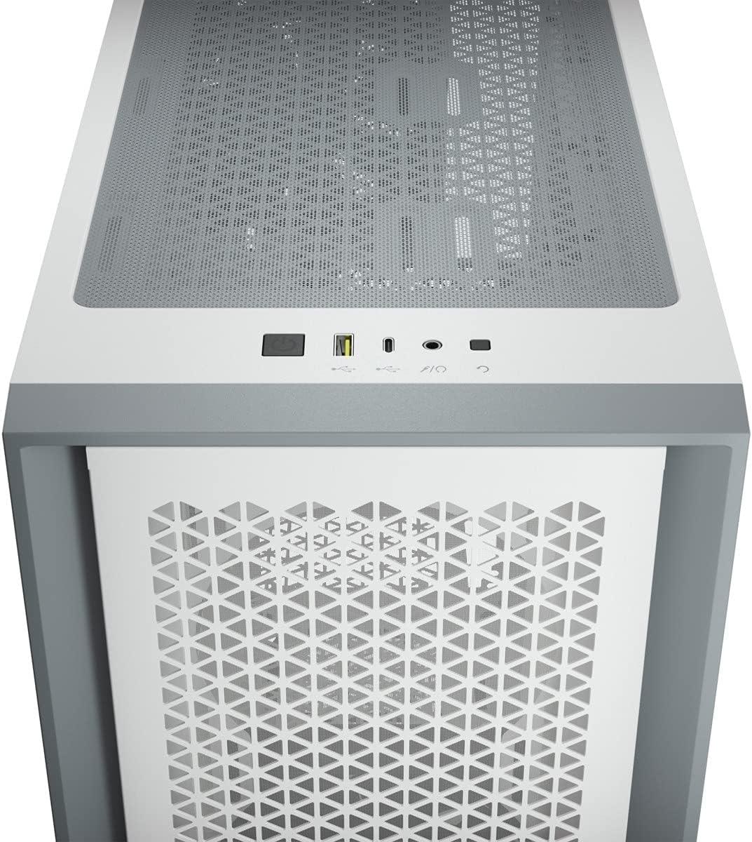 Corsair BKC-1201 4000D Airflow Tempered Glass Mid-Tower Bilgisayar Kasa Beyaz CC-9011201-WW 
