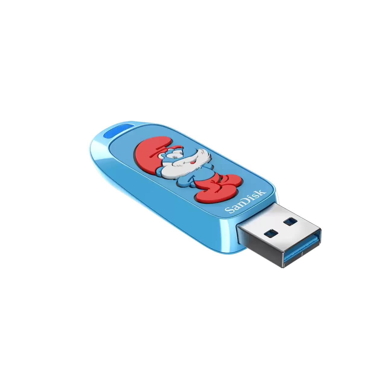 SanDisk Smurfs 128GB USB 3.2 Gen 1 Flash Bellek - SDCZIS-128G-G46