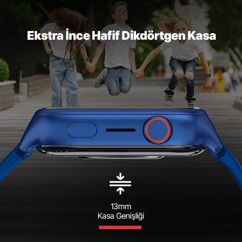 Ttec Kidi GPS 4G Sim Kartlı Akıllı Çocuk Saati Okyanus Laciverti 2KSW02