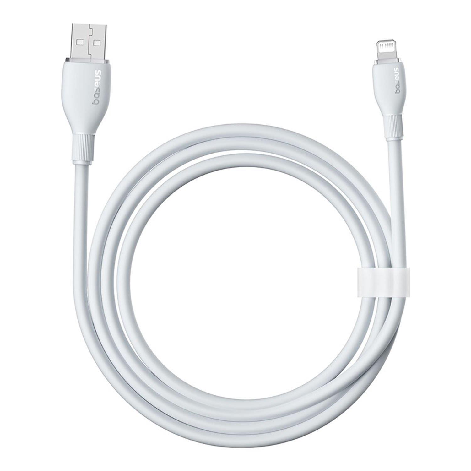Baseus Pudding Hızlı Şarj Özellikli Type-C to Lightning 20W Kablo 1.2 M Beyaz
