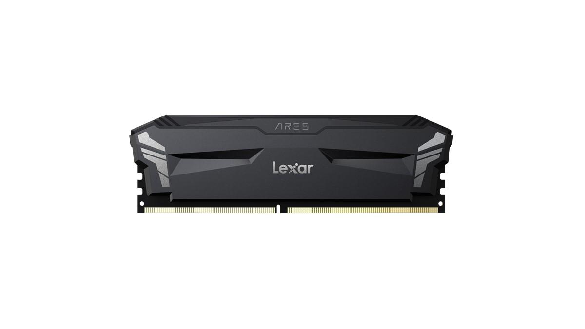 LEXAR ARES RAM DT GAMING DDR4 UDIMM 16GB KIT (2x8GB) 3600 MEMORY WITH HEATSINK BLACK COLOR DUAL PACK LD4BU008G-R3600GD0A