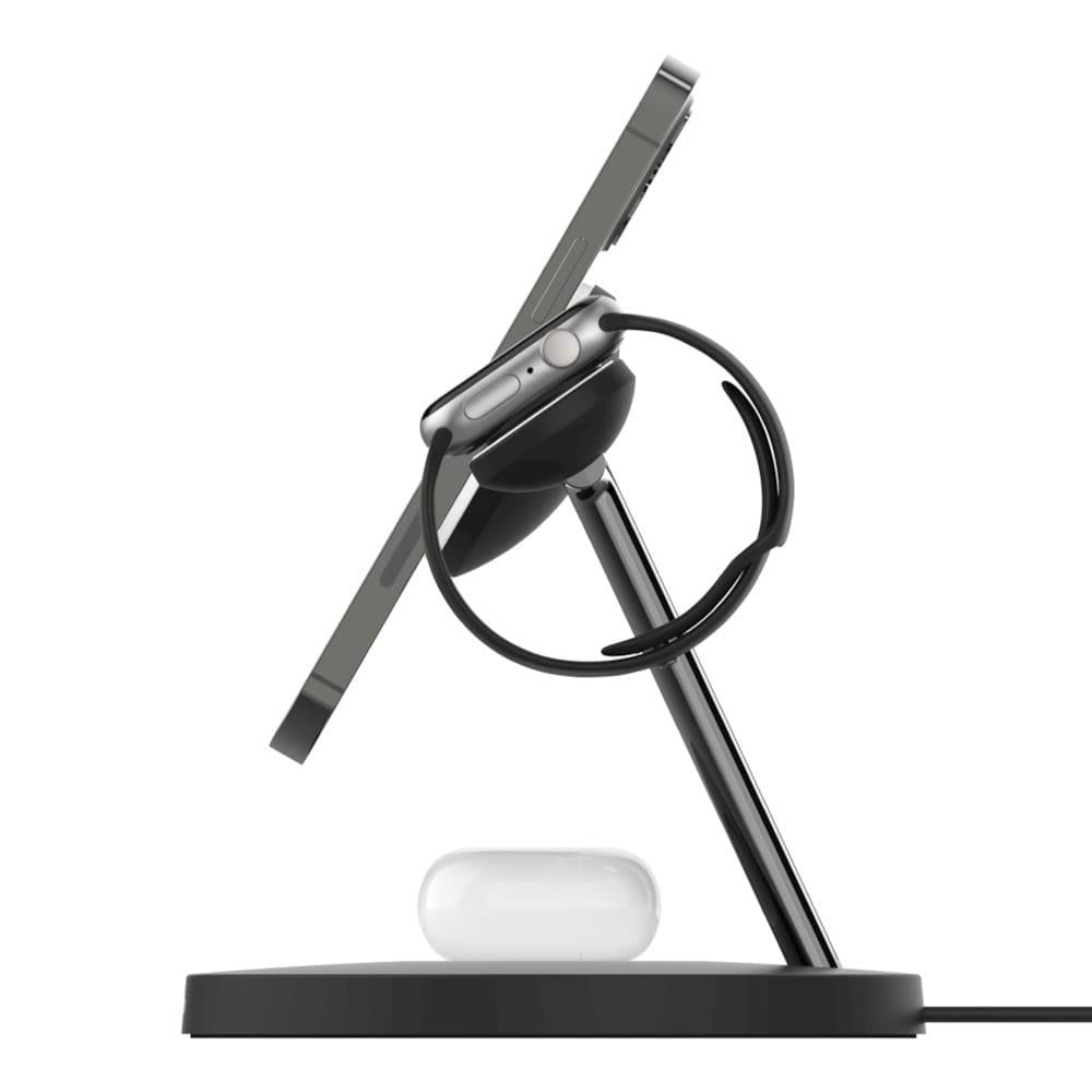 Belkin BoostCharge PRO 3in1 Qi2 15W MagSafe Şarj Standı WIZ009VFBK-V2 Siyah