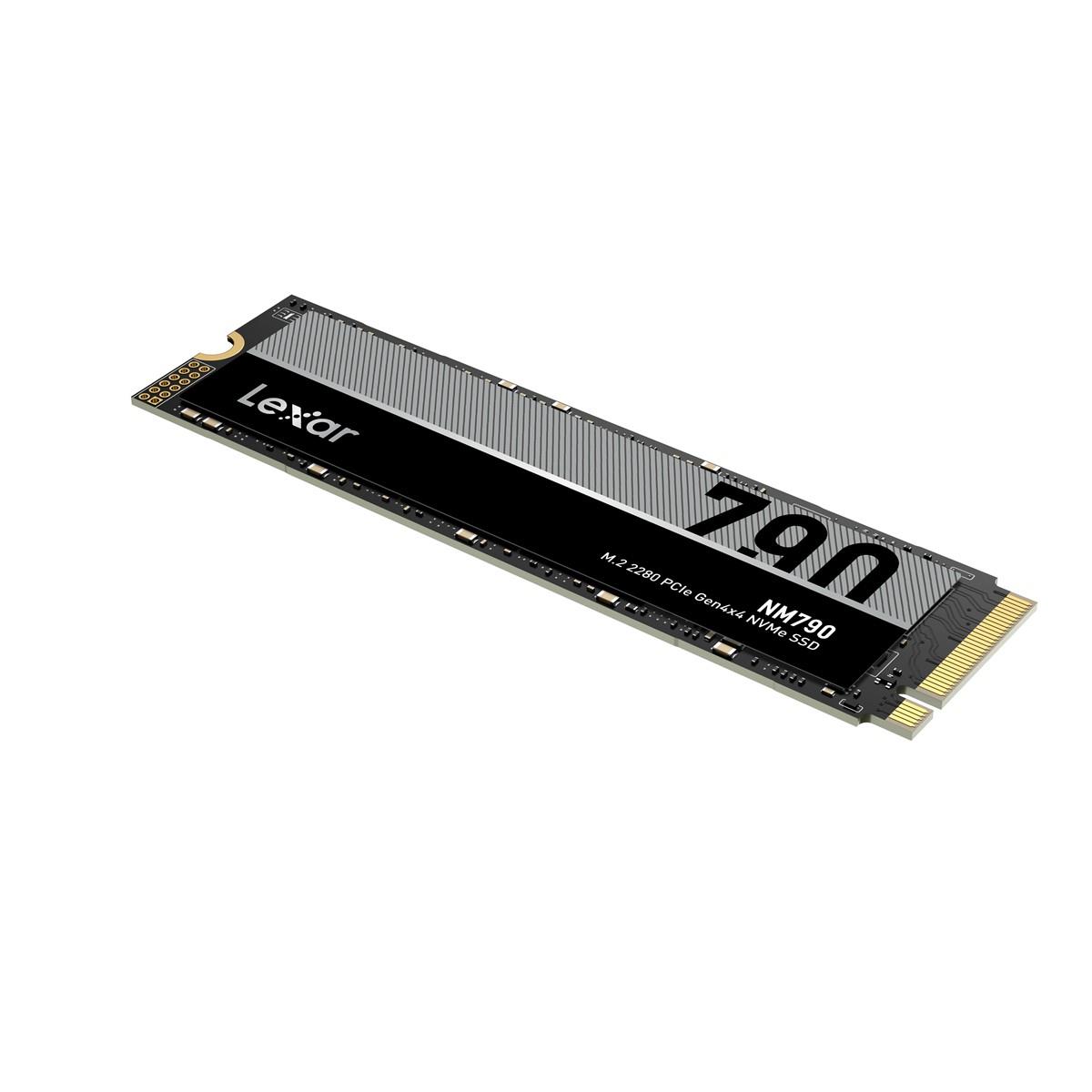 LEXAR SSD NM790 1TB HIGH SPEED PCIe GEN 4X4 M.2 NVMe UP TO 7400 MB/S READ AND 6500 MB/S WRITE LNM790X001T-RNNNG