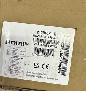 OUTLET LG UltraGear 23.8 1Ms 144Hz (HDMI+Display) FHD IPS Oyuncu Monitör 24GN65R-B