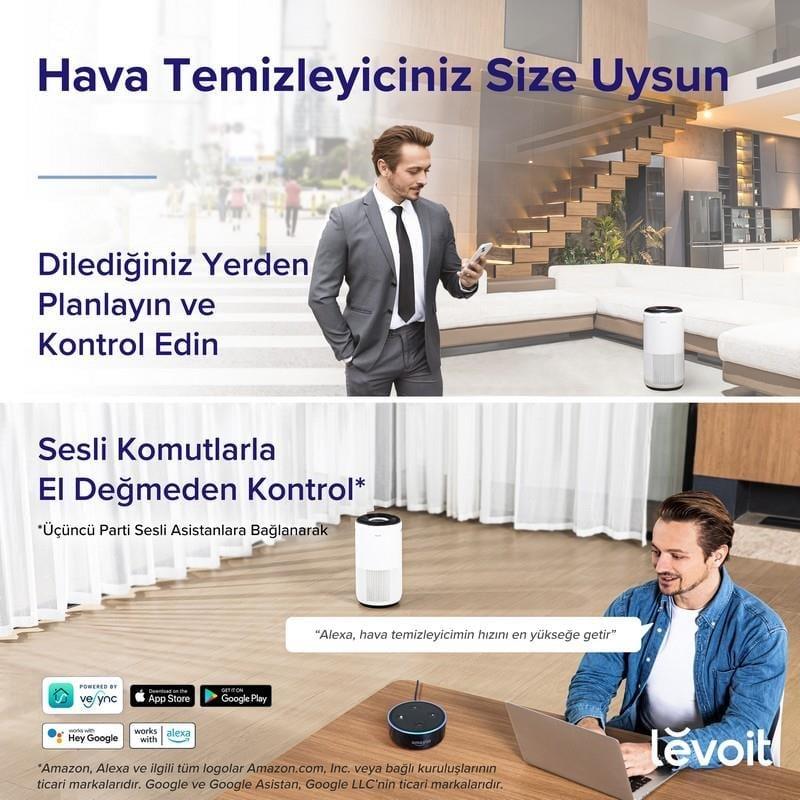 Levoit Core 400s Hava Temizleyici ve ekstra 400S yedek filtre