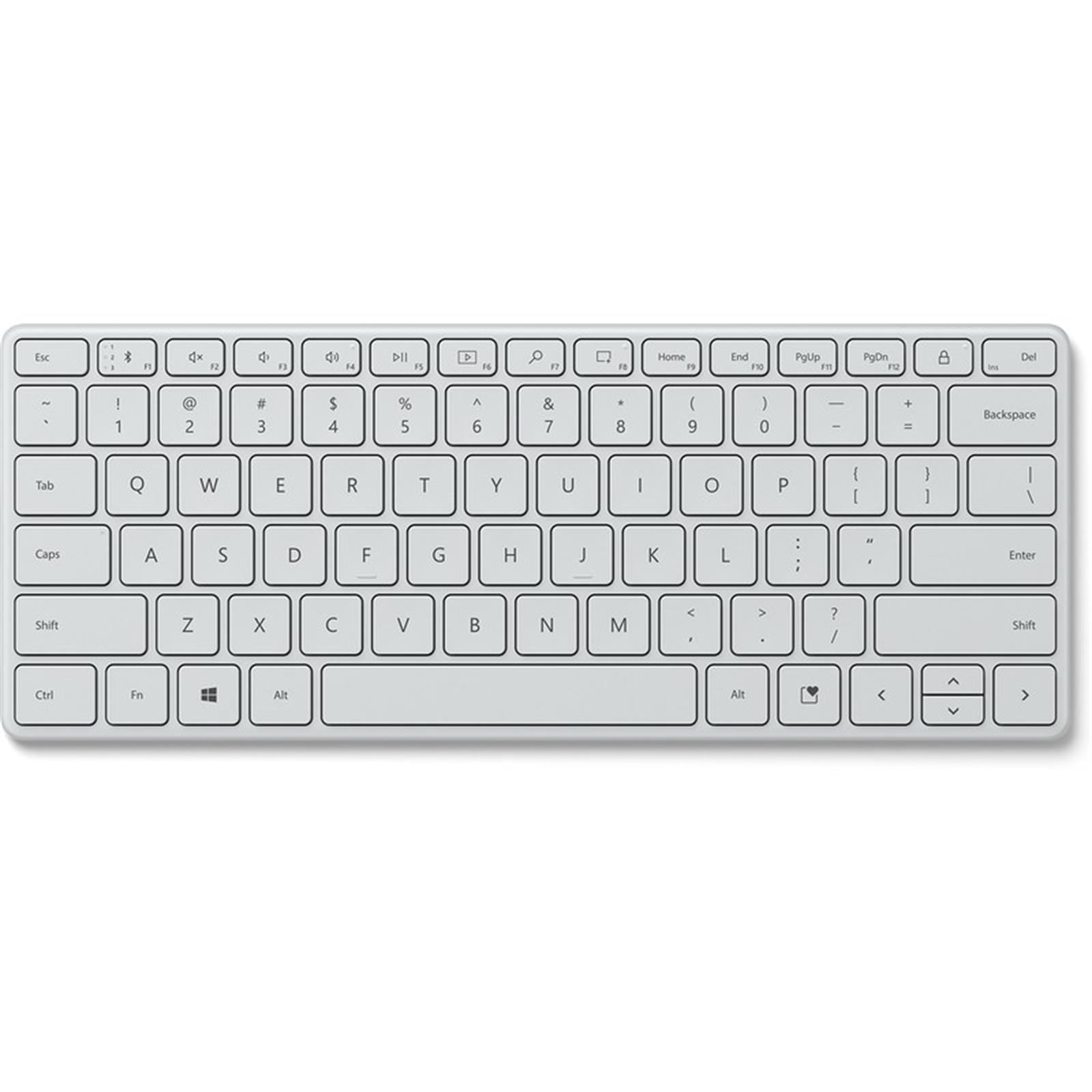 Microsoft Designer Bluetooth Klavye Buz Gri 21y-00042