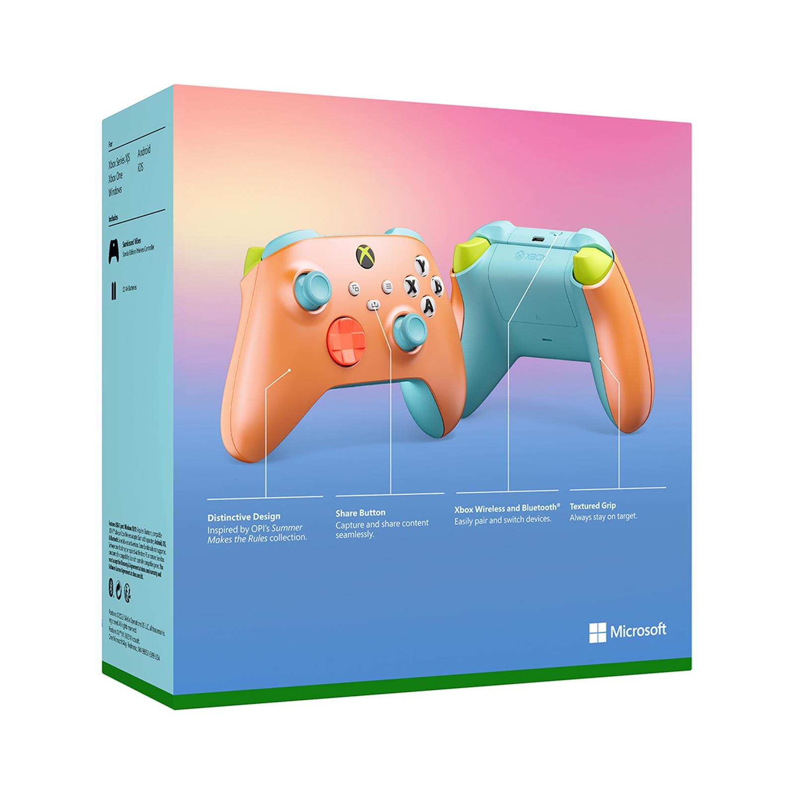 Microsoft XBOX Wireless Controller - Sunkissed Vibes OPI Special Edition (QAU-00118)