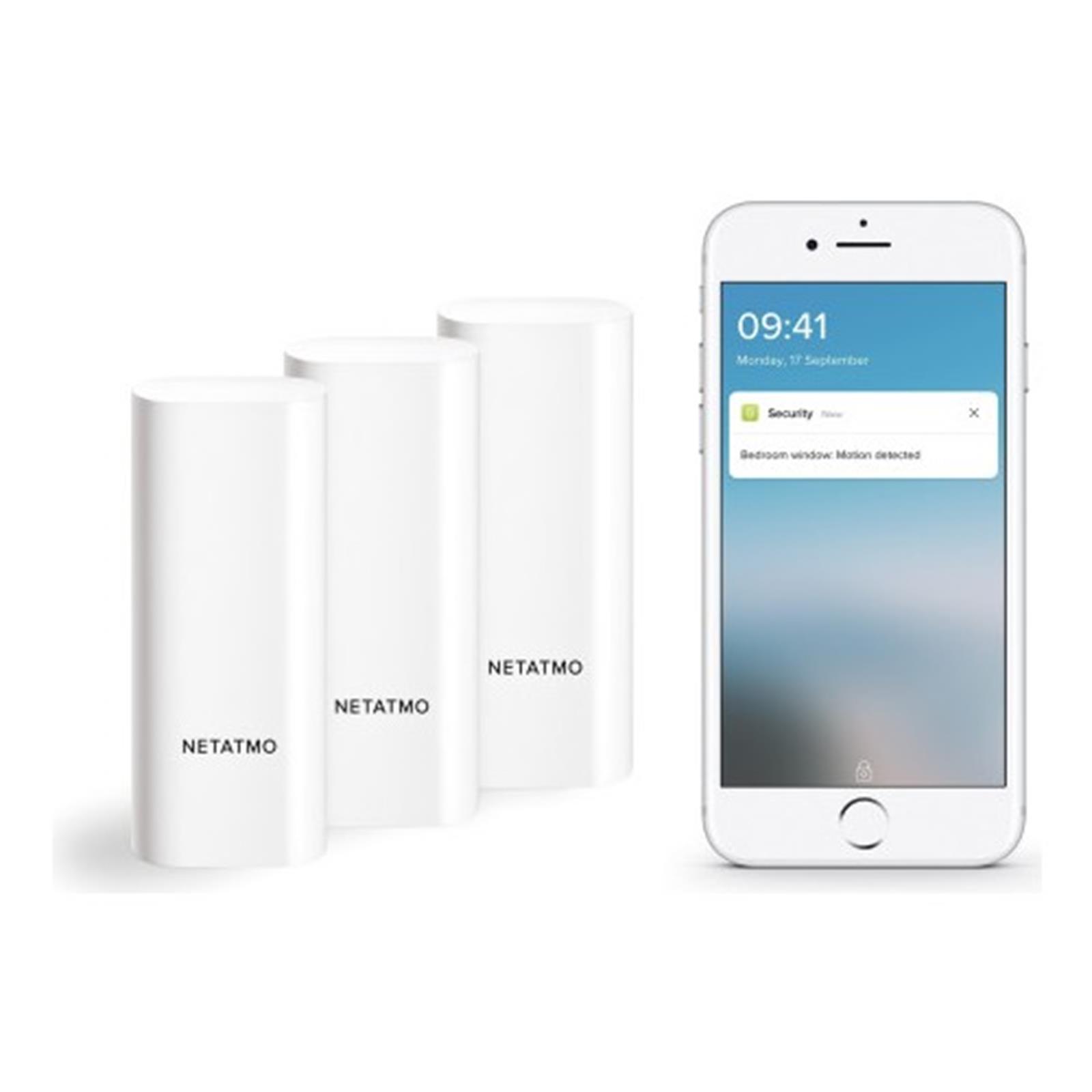 NETATMO Akıllı İç Mekan Güvenlik Kamerası NSC01-EU + Kapı Pencere Sensörü DTG-EC