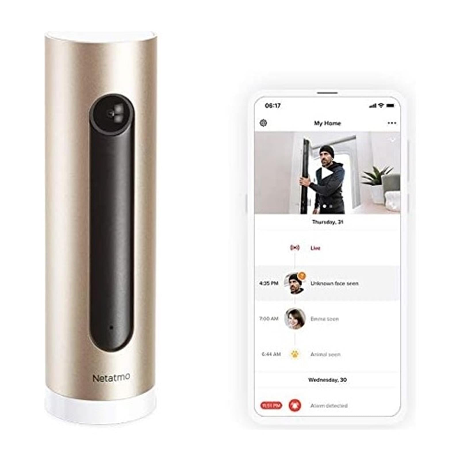 NETATMO Akıllı İç Mekan Güvenlik Kamerası NSC01-EU + Kapı Pencere Sensörü DTG-EC