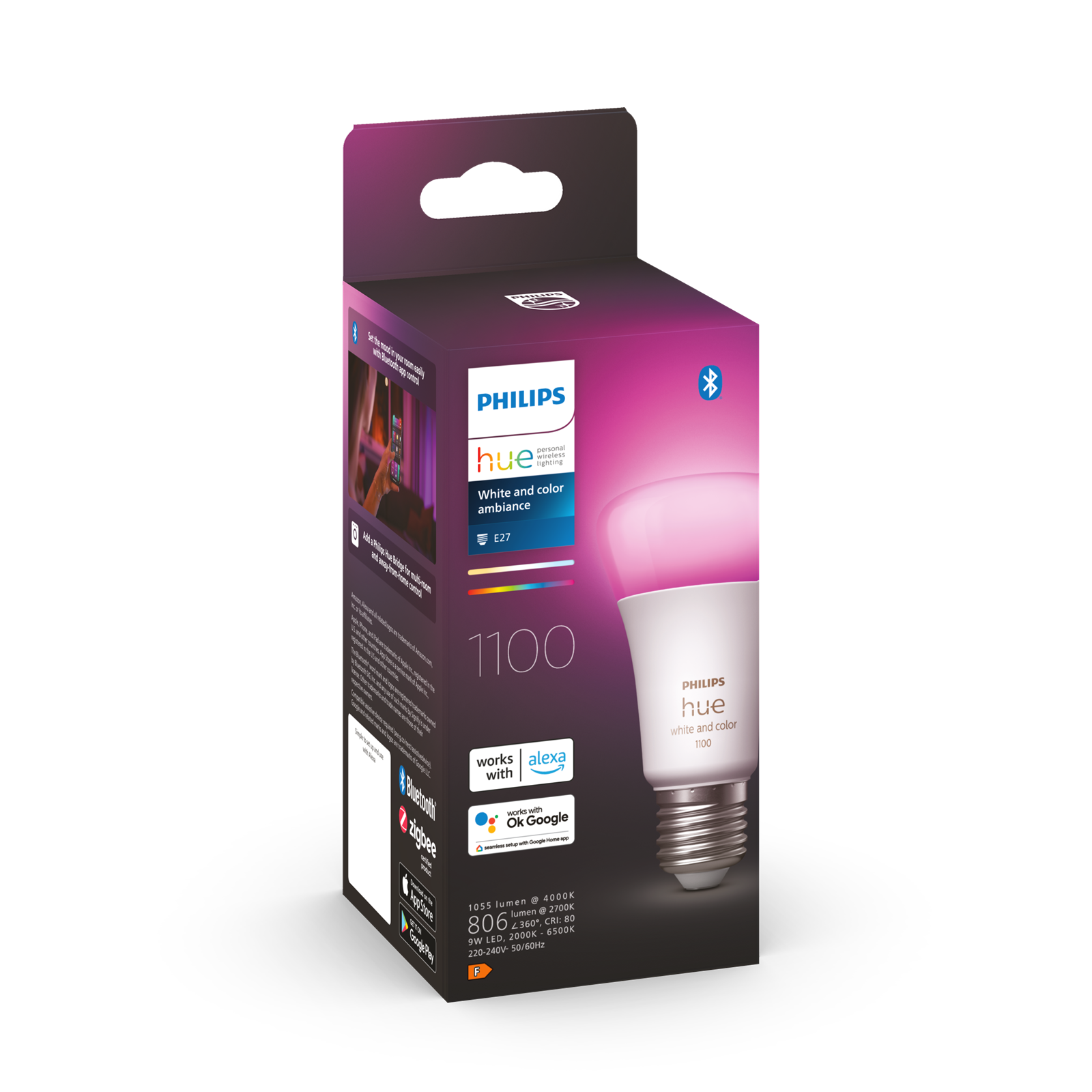 Philips 75w Renkli Akıllı Ampul E27 Bluetooth Özellikli - 929002468801