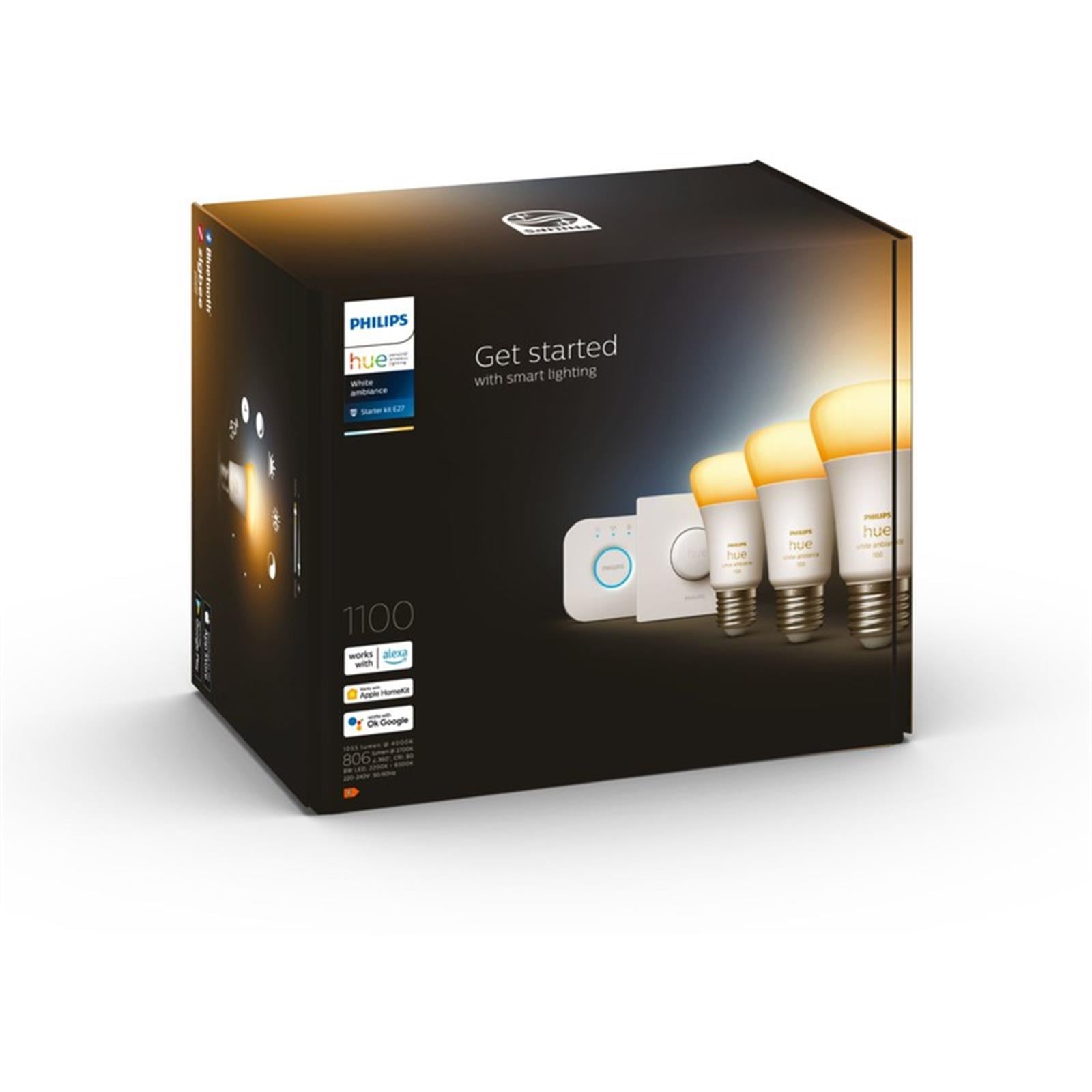 Philips 8-75w Beyaz Amb. Akıllı Bşl. Seti 3lü E27 Akl. But. - 929002468405