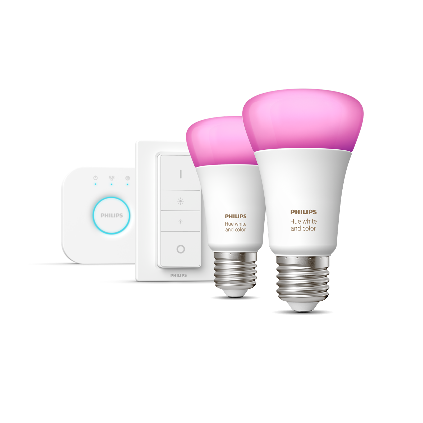 Philips 9-75w Renkli Akıllı Başlangıç Seti 2 Li Kumandalı E27 Blt Özellikli