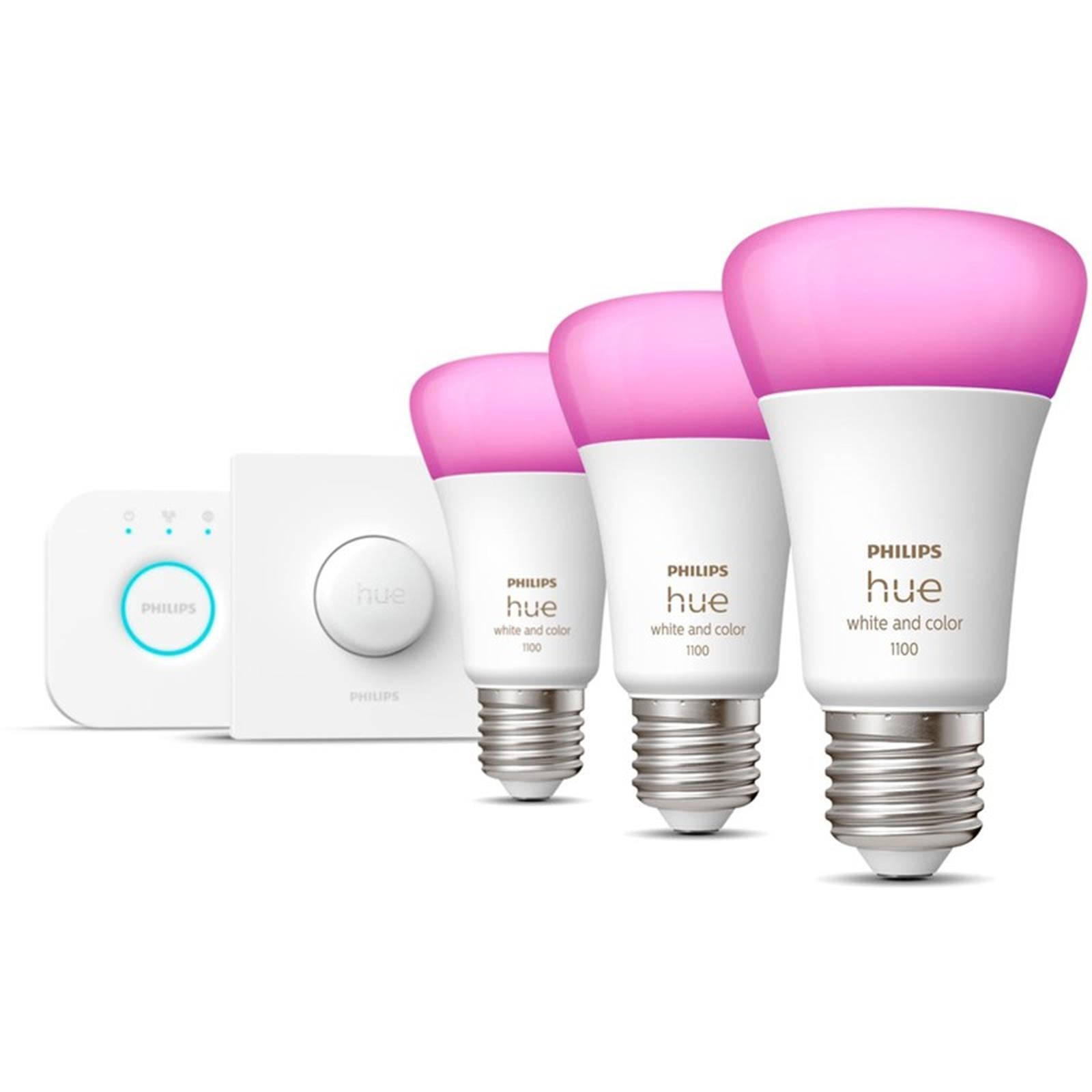 Philips 9-75w Renkli Akl. Başl. Seti 3lü Akl. Butonlu E27 Bt - 929002468803