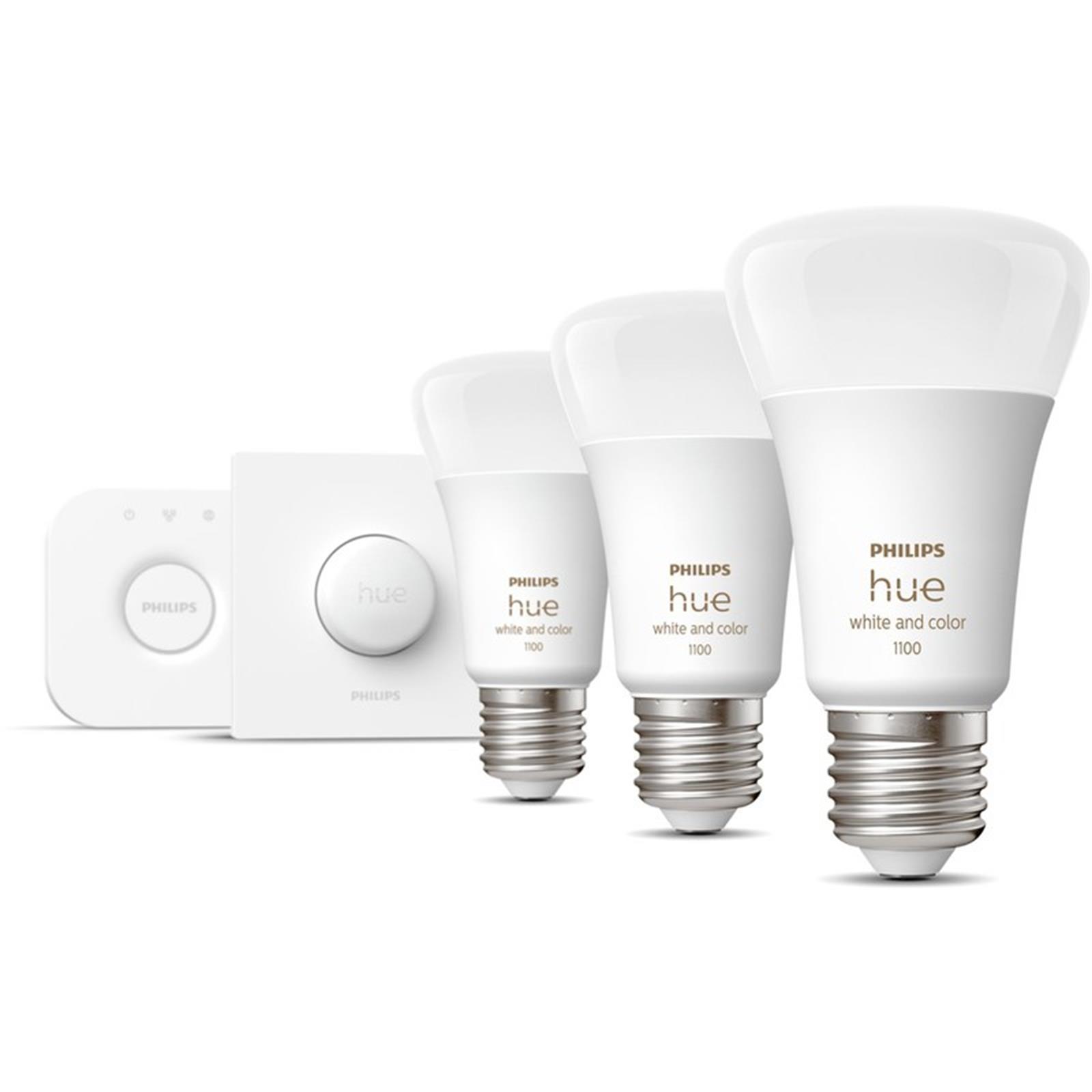 Philips 9-75w Renkli Akl. Başl. Seti 3lü Akl. Butonlu E27 Bt - 929002468803