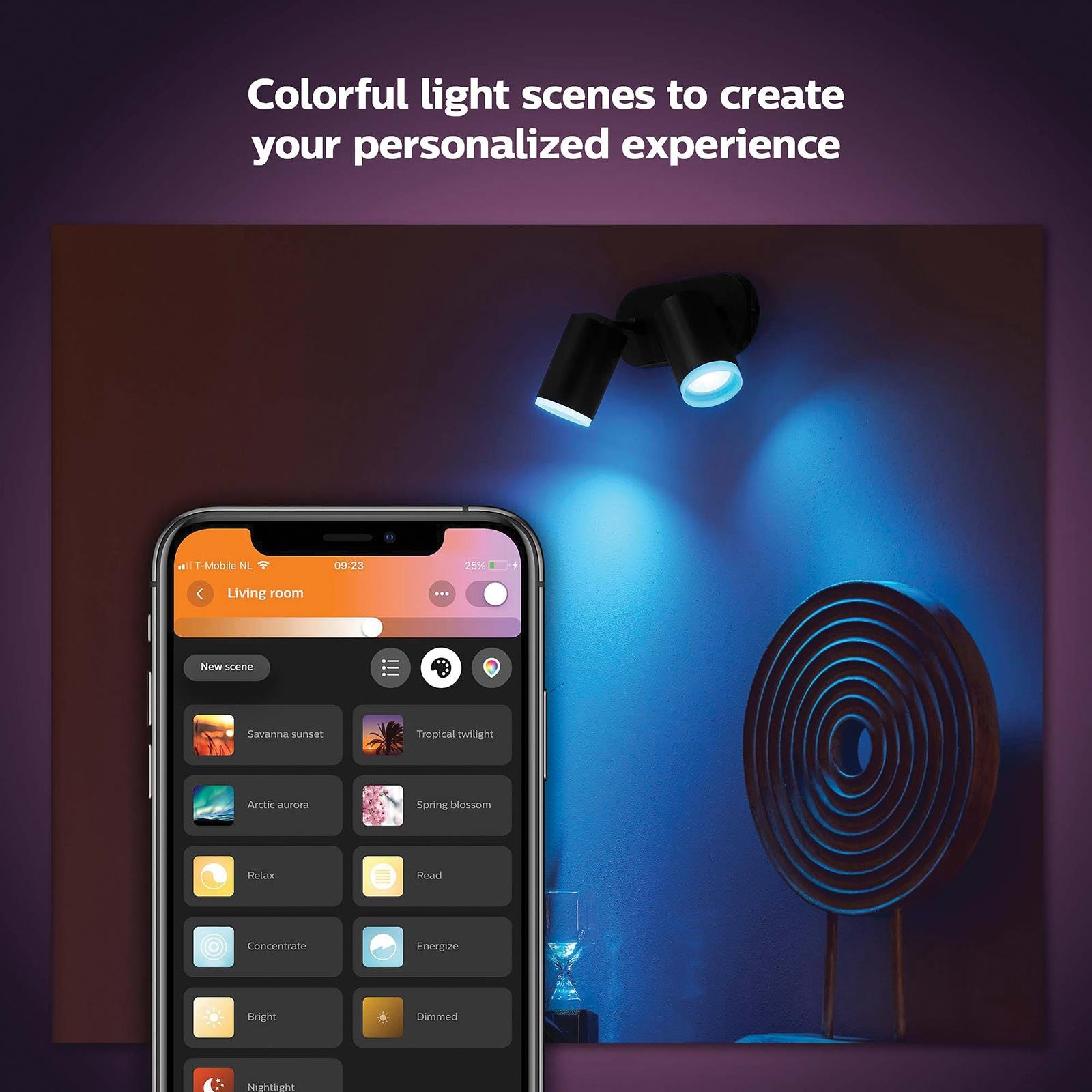 Philips Fugato Plate Spiral Black Çift Spot Işığı 2x5.7w 230v - 915005761401