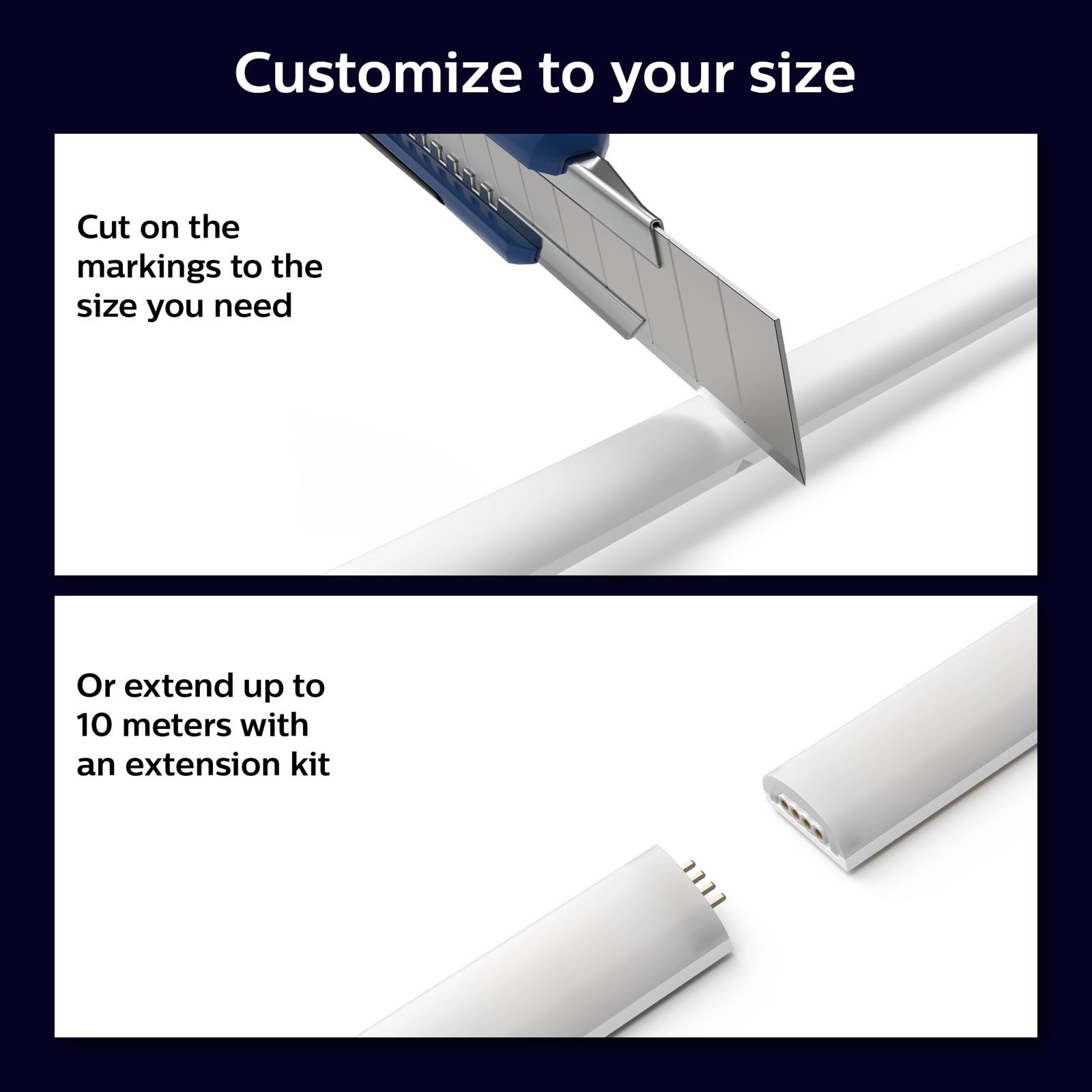 Philips Gradient Led Şerit 2mt. ? Güç Adaptörü Dahildir - 929002994901