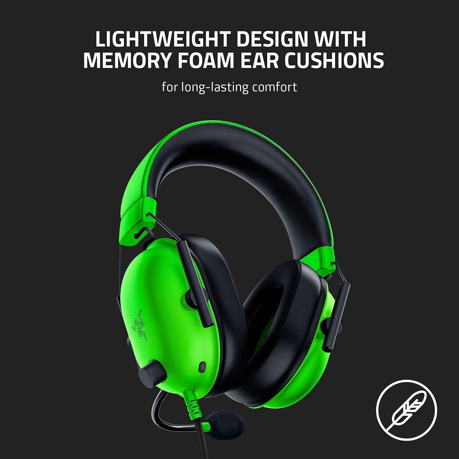 Razer BlackShark V2 X - Premium Espor Oyuncu Kulaklığı - Yeşil
