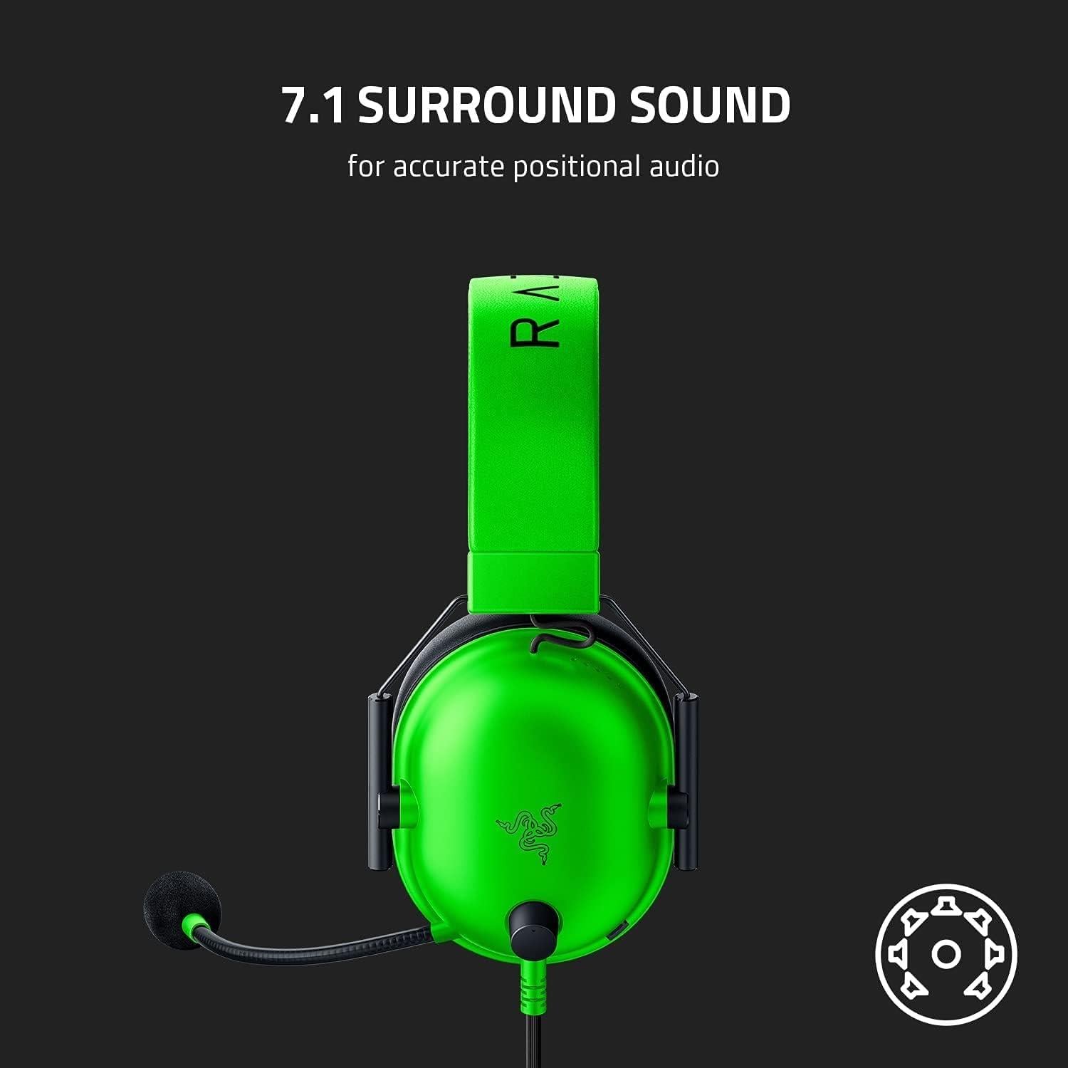 Razer BlackShark V2 X - Premium Espor Oyuncu Kulaklığı - Yeşil