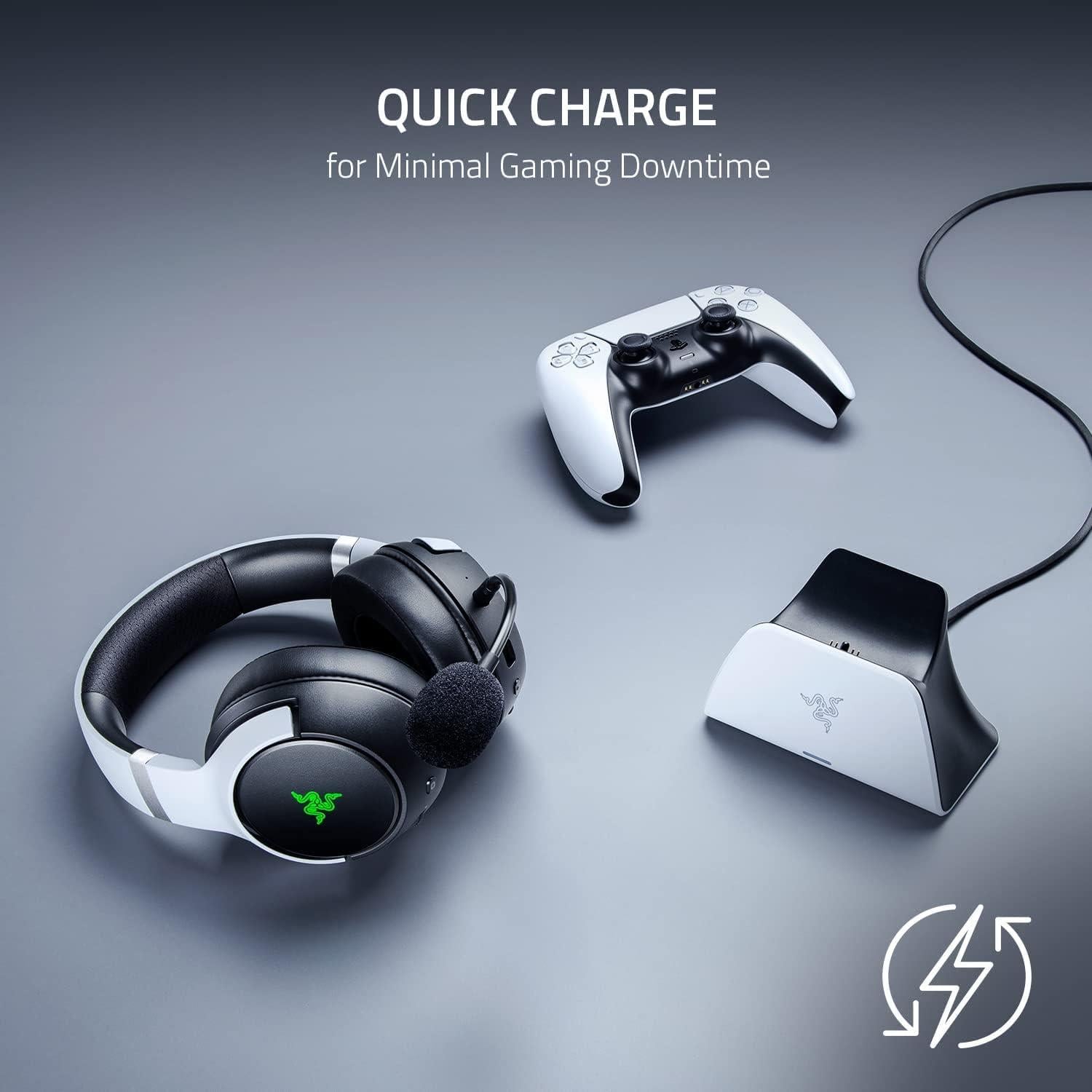 Razer DualSense Hızlı Şarj İstasyonu (PS5) –Siyah (RC21-01900200-R3M1)